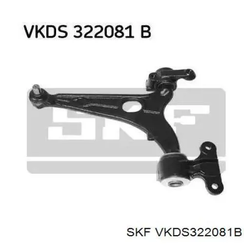 VKDS 322081 B SKF braço oscilante inferior esquerdo de suspensão dianteira