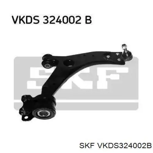 VKDS 324002 B SKF braço oscilante inferior direito de suspensão dianteira