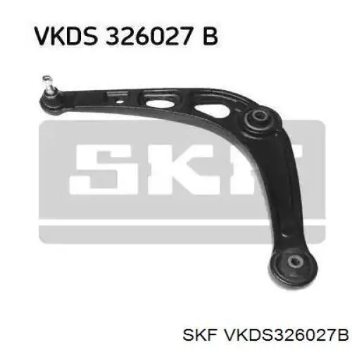 VKDS 326027 B SKF braço oscilante inferior esquerdo de suspensão dianteira