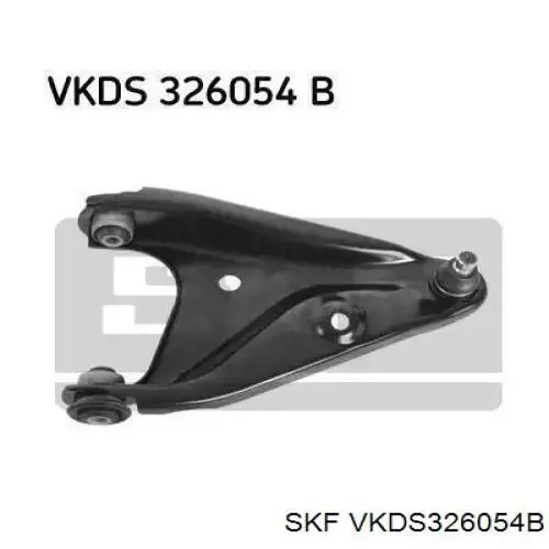 VKDS 326054 B SKF braço oscilante inferior direito de suspensão dianteira