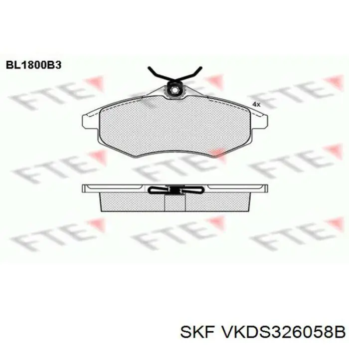 Передний нижний рычаг SKF VKDS326058B