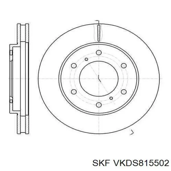VKDS815502 SKF Палец шаровой нижний