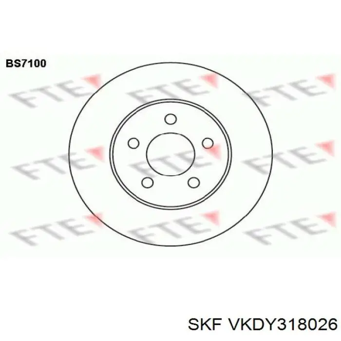 Рулевой наконечник VKDY318026 SKF