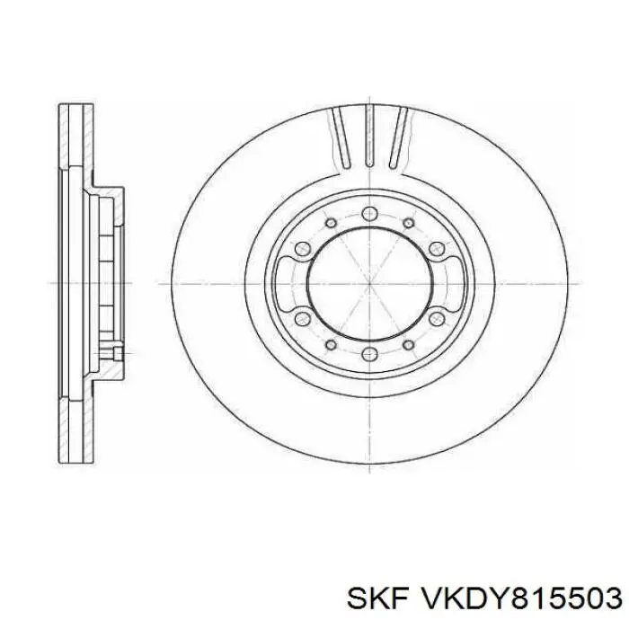 VKDY815503 SKF Наконечник рулевой тяги внутренний
