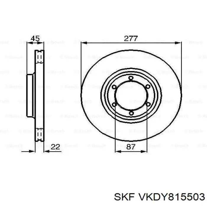 Наконечник рулевой тяги внутренний SKF VKDY815503 цена, от 12.13 USD