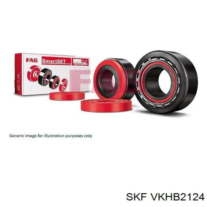 Cojinete de rueda delantero/trasero VKHB2124 SKF