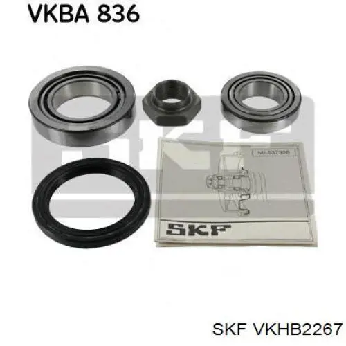 Подшипник ступицы задней, наружный ZKL 32006X