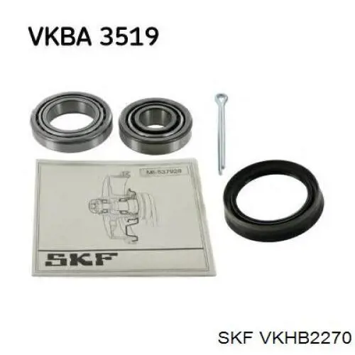 Подшипник ступицы передней наружный SKF VKHB2270