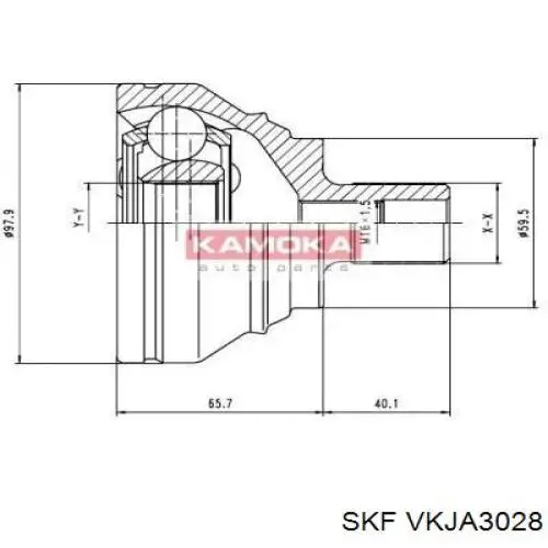 Купить VKJA3028 SKF Внешняя граната