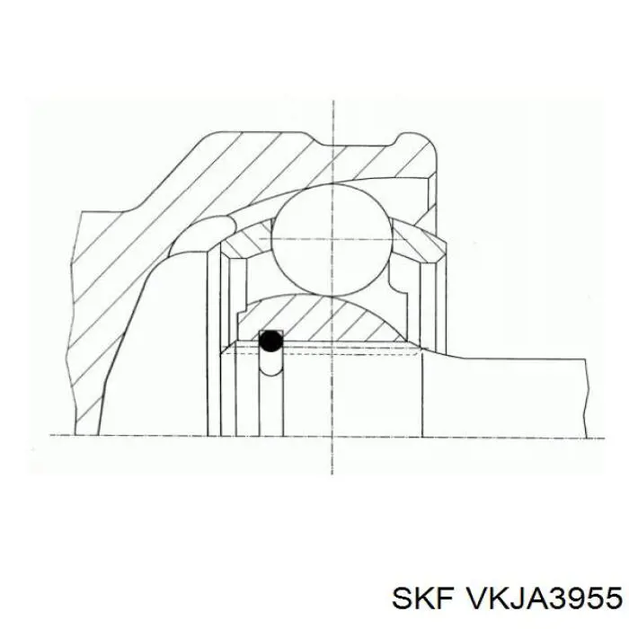 Граната колесная SKF VKJA3955 цена, от 35.03 USD