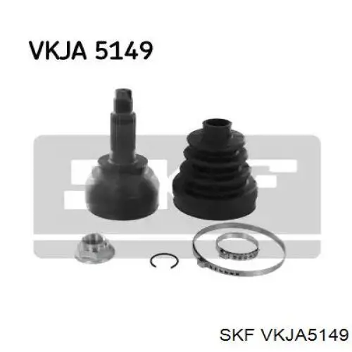VKJA5149 SKF шрус наружный передний