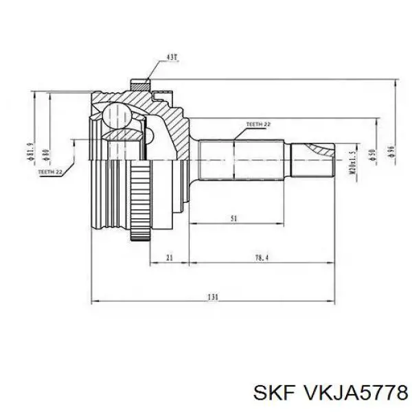 VKJA5778 SKF