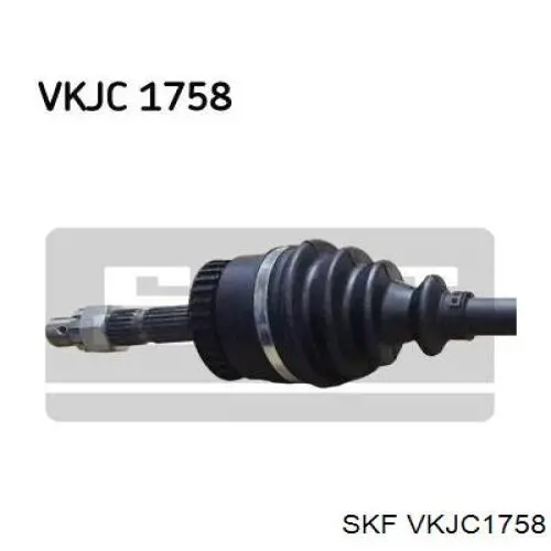 VKJC 1758 SKF semieixo (acionador dianteiro direito)