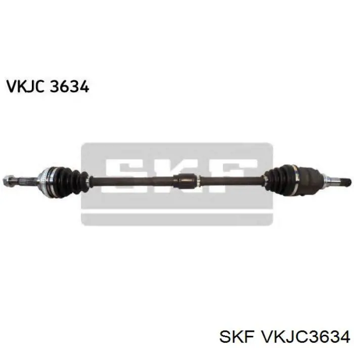 VKJC3634 SKF semieixo (acionador dianteiro direito)
