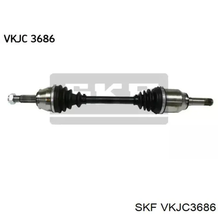 VKJC3686 SKF semieixo (acionador dianteiro esquerdo)
