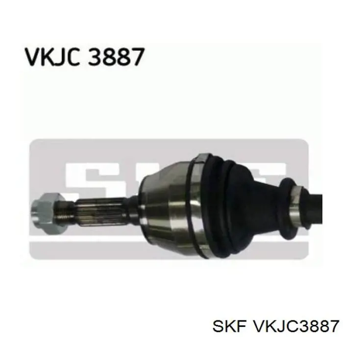 VKJC3887 SKF полуось (привод передняя левая)