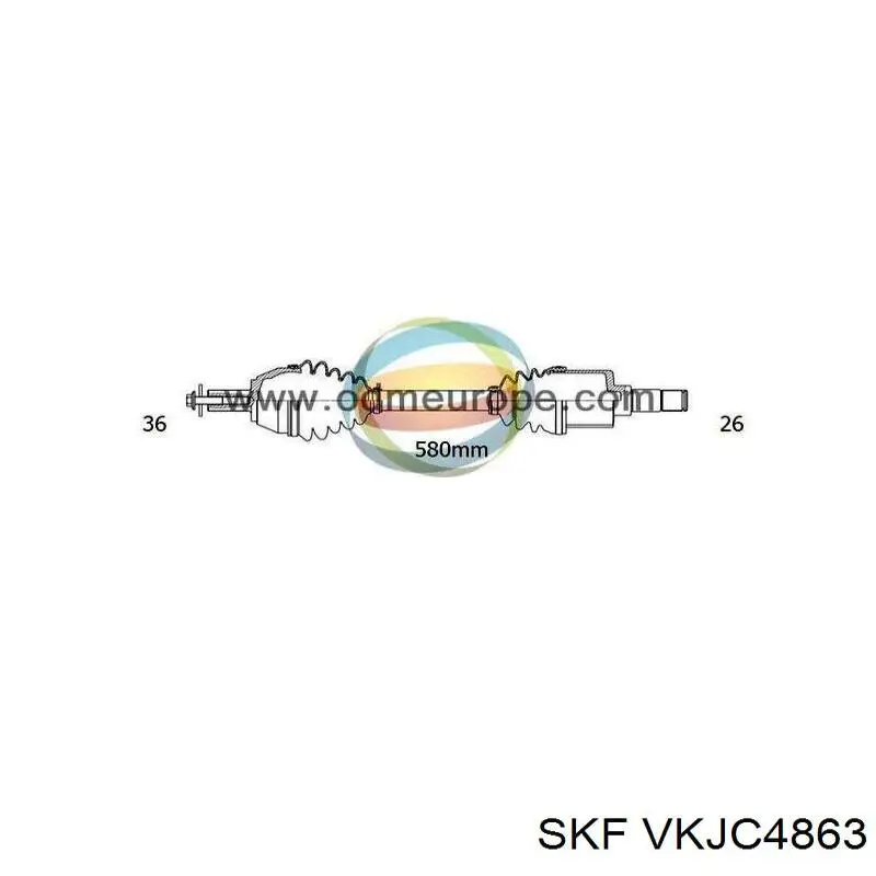 Купить 31259517 Volvo Привод в сборе левый