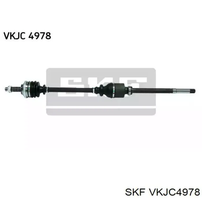 VKJC 4978 SKF semieixo (acionador dianteiro direito)