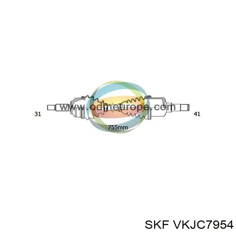 Привод передний левый Fast FT27186 цена, от 103.20 USD