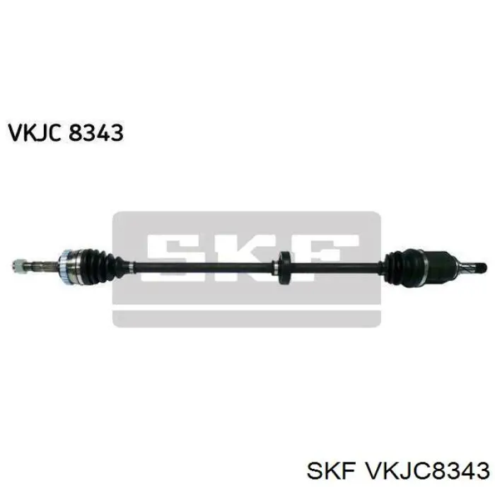 VKJC 8343 SKF semieixo (acionador dianteiro direito)