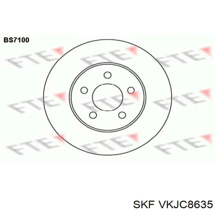 Привод правый SKF VKJC8635