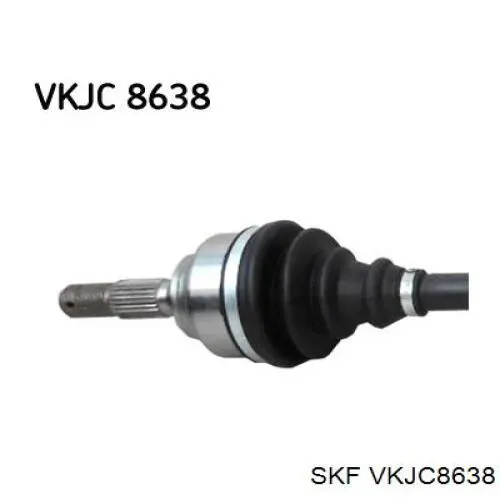 Árbol de transmisión delantero derecho VKJC8638 SKF