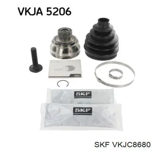 Полуось передняя VKJC8680 SKF