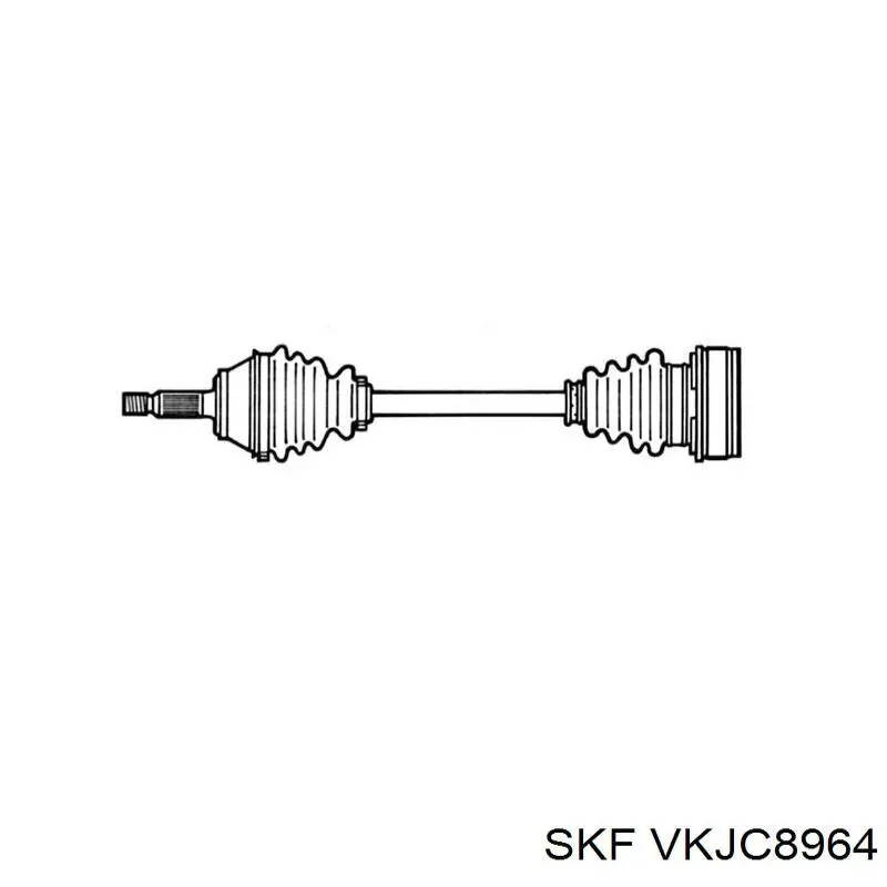 Полуось задняя левая VKJC8964 SKF