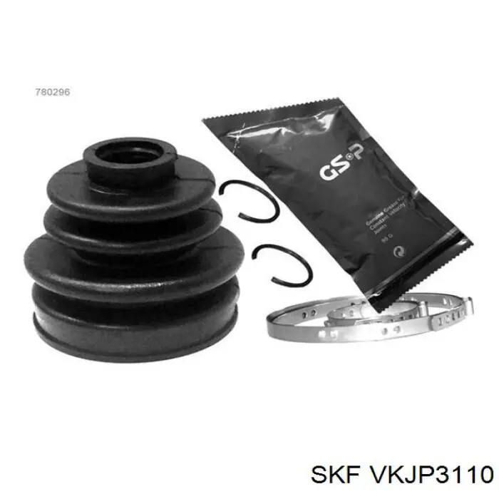 VKJP3110 SKF Пыльник ШРУСа передней полуоси внутренний