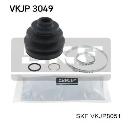 Fuelle, árbol de transmisión delantero interior VKJP8051 SKF