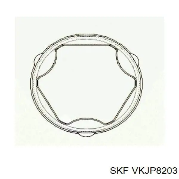 Пыльник шарнира угловых скоростей внутренний передний SKF VKJP8203 цена, от 16.16 USD