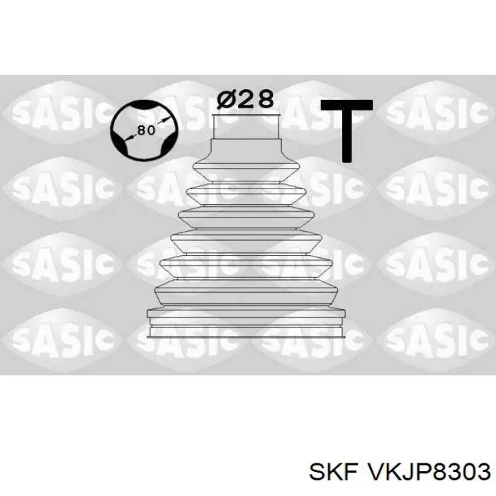 Пыльник шарнира угловых скоростей внутренний передний SKF VKJP8303 цена, от 16.66 USD