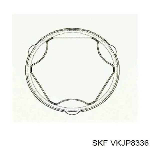 Купить VKJP8336 SKF Пыльник ШРУСа внутренний, передней полуоси, левый