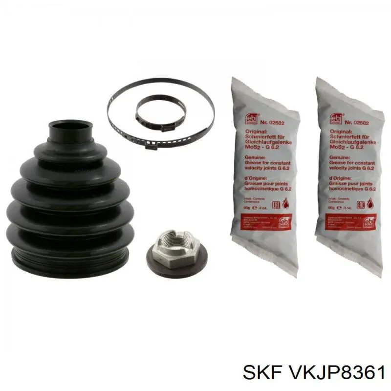 Пыльник шарнира угловых скоростей внутренний передний SKF VKJP8361 цена, от 14.54 USD