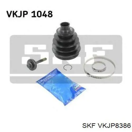 Пыльник шарнира угловых скоростей внутренний передний левый SKF VKJP8386 цена, от 12.70 USD
