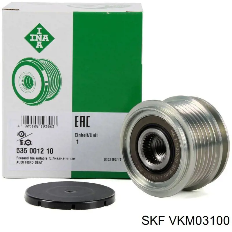Шкив генератора VKM03100 SKF