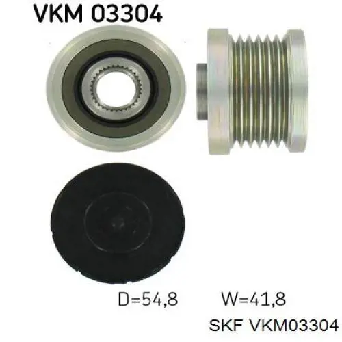 VKM03304 SKF шкив генератора