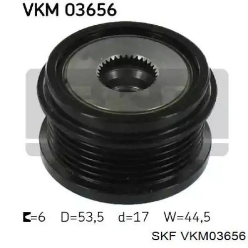 VKM03656 SKF шкив генератора