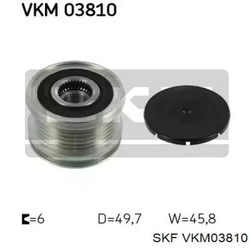 Poleas juego de piezas VKM03810 SKF