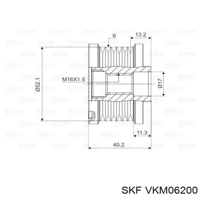 Купить ZN5735 ERA Шкив ремня генератора