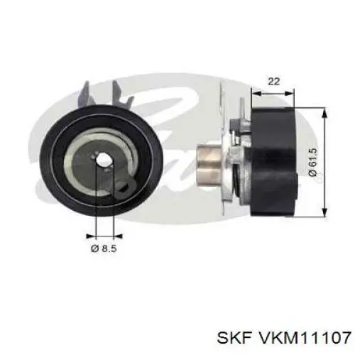 VKM11107 SKF ролик грм