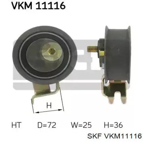 VKM11116 SKF ролик грм