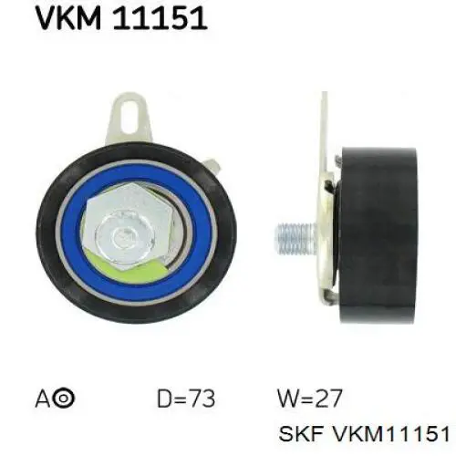 Polea tensora, correa dentada, bomba de alta presión VKM11151 SKF