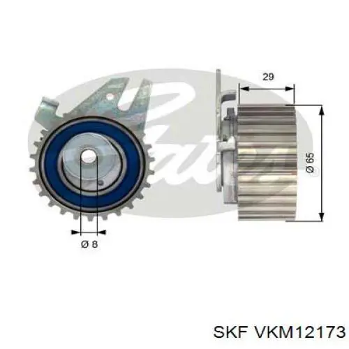 Ролик ГРМ VKM12173 SKF