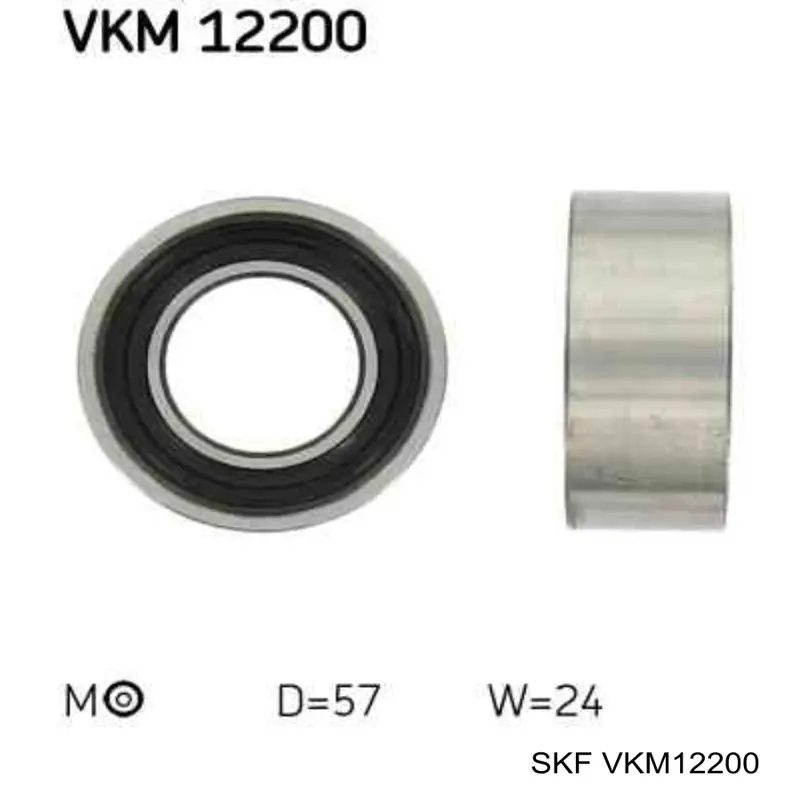 Ролик натягувача ременя ГРМ VKM12200 SKF