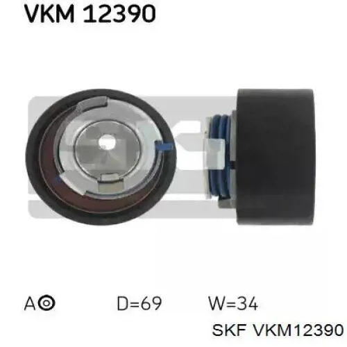 Натяжитель ремня ГРМ SKF VKM12390