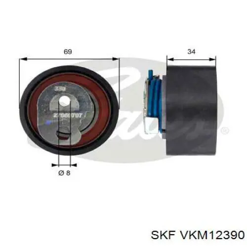 Натяжной ролик ГРМ SKF VKM12390