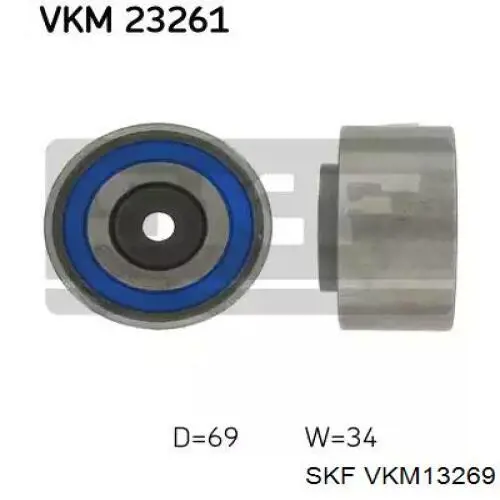 Polea tensora, correa dentada, bomba de alta presión VKM13269 SKF