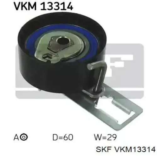VKM13314 SKF reguladora de tensão da correia do mecanismo de distribuição de gás