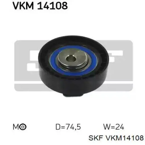 VKM14108 SKF ролик грм